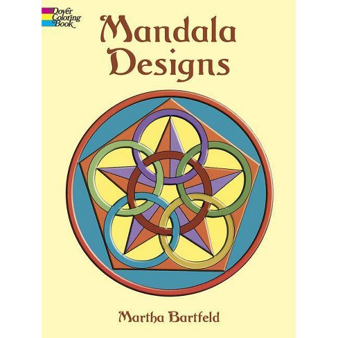 mandala designs coloring book  dover design coloring booksmartha  bartfeld  coloring books for adults paperback