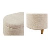 Sapphtopaz Storage Bench Storage Ottoman Storage Organizer Padded Seat Cushion Ottoman with Storage for Living Room, Bedroom - 4 of 4