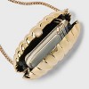 Shell Metal Clutch Crossbody Bag - A New Day™ Gold - 4 of 4