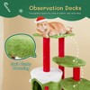 phiestina 32in Christmas Themed Cat Tower, 3-Level Plush Cat Tree Activity Center for Indoor Cats - 4 of 4