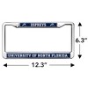 University of North Florida Osprey Logo Full Size Standard License Plate Metal Frame - 4 of 4