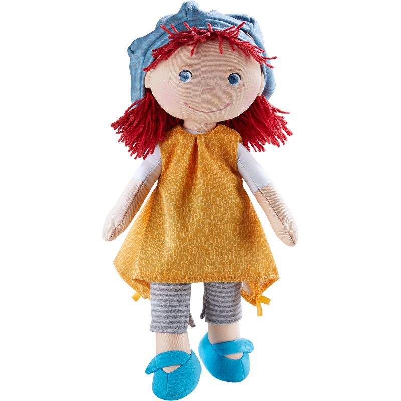 HABA Freya 12" Machine Washable Soft Doll with Red Hair, 1 of 10
