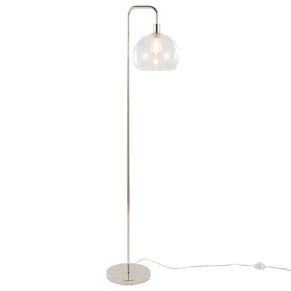 Photos - Floodlight / Street Light LumiSource Metro 61" Contemporary Metal Floor Lamp: UL Listed, 1-Way Switc