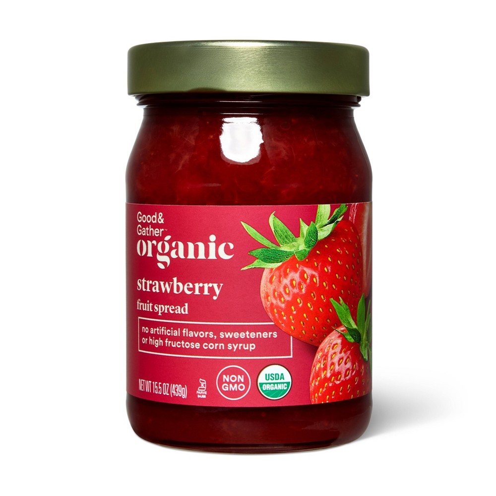 Organic Strawberry Fruit Spread - 15.5oz - Good & Gather™