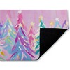Stupell Industries Abstract Pastel Christmas Trees Printed Outdoor Door Mat, design by Arlington Prints, 18"x30" - 2 of 4