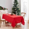 Izod Chadwick Red 60" x 144" Tablecloth - 2 of 3