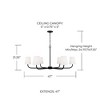Capital Lighting Brody 6 - Light Chandelier in  Matte Black - 2 of 4
