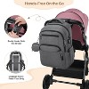 Itopfox Multi-Function Baby Diaper Backpack with Portable Changing Pad, Pacifier Holder, USB Charging Port, Ideal for Moms and Dads - 3 of 4