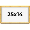 PosterPalooza | Minimalist Shadow Box Gold Picture Frame - UV Acrylic, Backing Board, Hanging Hardware - 2 of 4