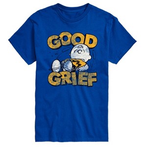 Men's - Peanuts - Good Grief Vintage Short Sleeve Graphic T-Shirt - 1 of 4