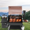 VEVOR Wood Pellet Grill Smoker, 8 in 1 BBQ Grills for Outdoor Cooking, 575 Square Inches Cook Area Electric Grill, 500°F Max Temperature, Black - 2 of 4