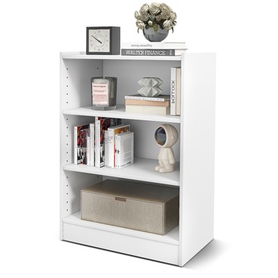 Mainstays 3-Shelf Bookcase with Adjustable Shelves, Espresso 