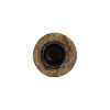 Carved Stack Taper Holder Wood with Metal Cup by Foreside Home & Garden - 4 of 4