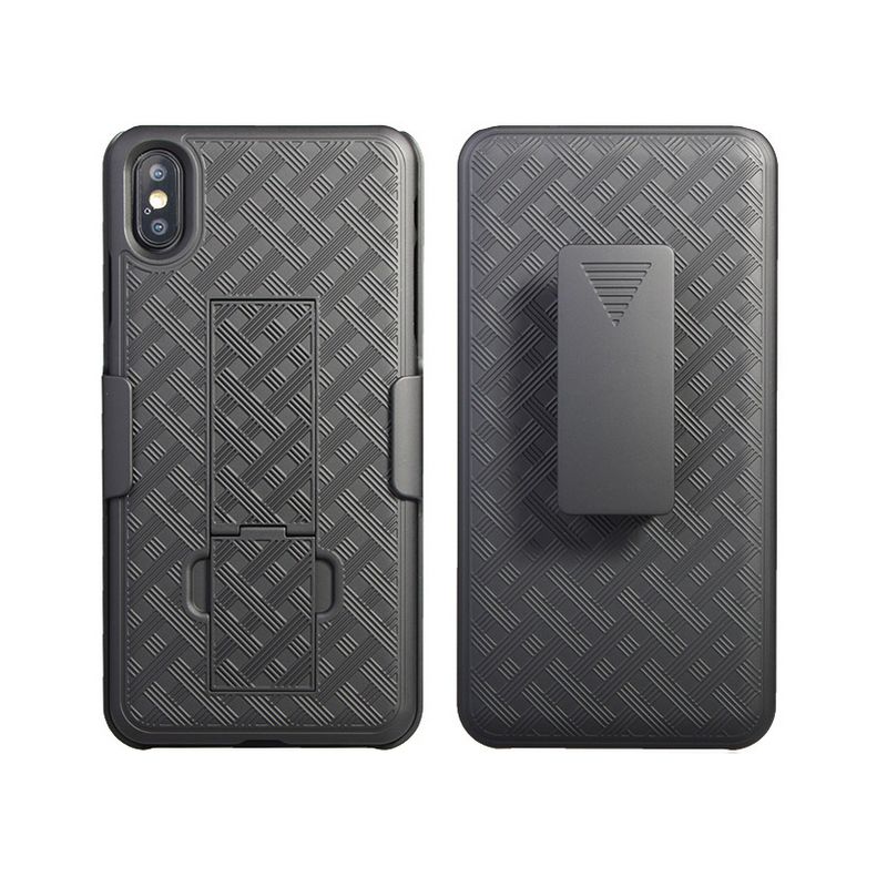 Verizon Kickstand Shell and Holster Combo for iPhone XS Max - Black, 3 of 6
