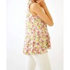Women's Floral Print Sleeveless Blouse - mystree - 3 of 4