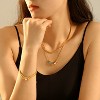 Snake Bone Chain Set - HTUTWOO™ Sweet Romantic Heart Shaped Necklace, for Everyday Birthday Holidays Gifts - 4 of 4