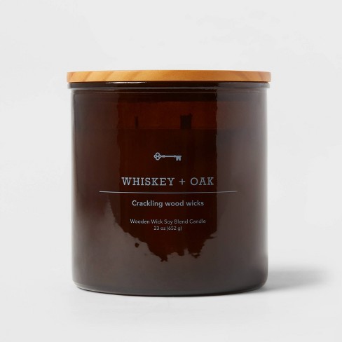 Whiskey Ginger Soy Candle- 8oz Amber Jar