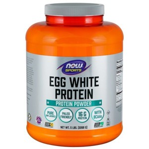 Egg White Protein by Now Foods  -  5 lbs Powder - 1 of 2