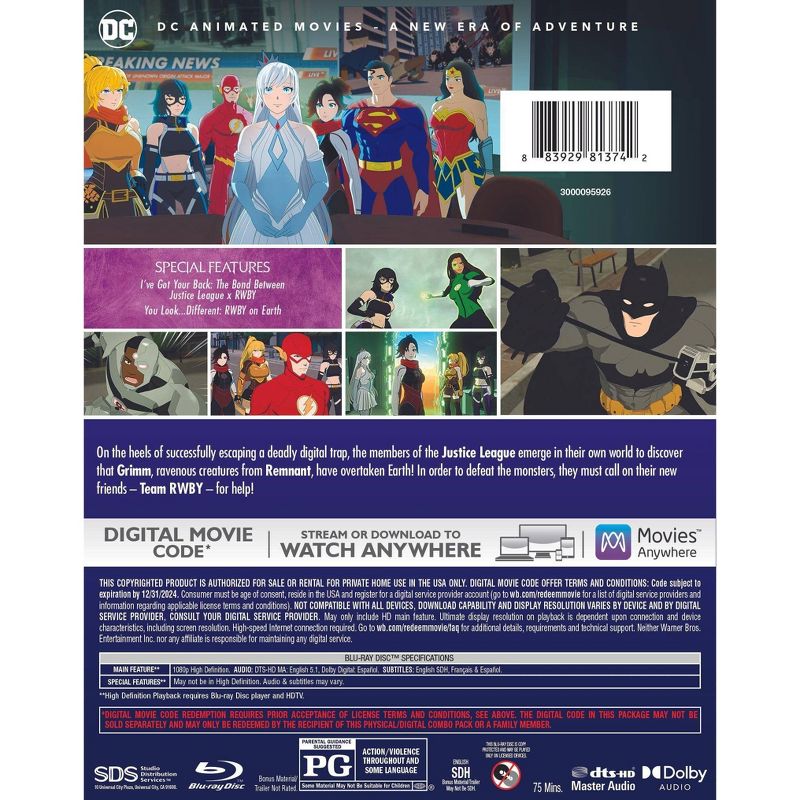 Justice League x RWBY: Super Heroes and Huntsmen Part 2 (Blu-ray), 3 of 4