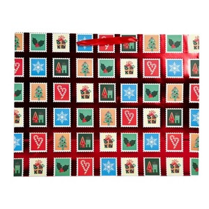 Large Postage Stamp Gift Bag - Bullseye's Playground™ - 1 of 3