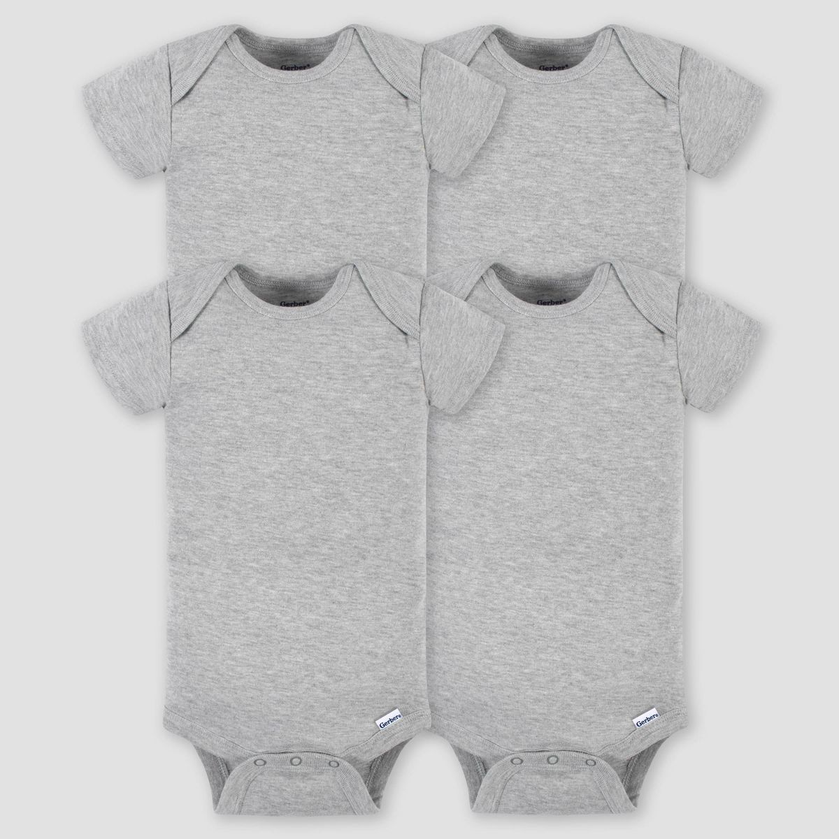 Gerber Baby 4pk Short Sleeve Onesie - thumbnail 5
