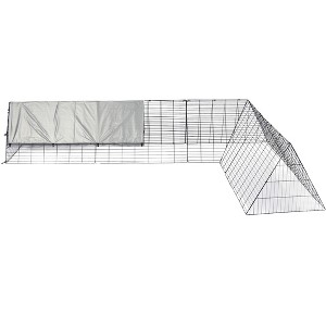 Portable Chicken Tunnel with Corner Frame Suitable for Yards, Ideal for Chickens, Ducks, and Rabbits, a Habitat for Pets to Roam - 1 of 4