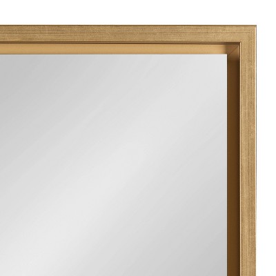 Evans Gold Framed Full Length Rectangular Wall Mirror