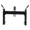 3 Point Quick Hitch Adapter, 3000 Lbs Lifting Capacity, Tractor Quick Hitch Adaptation to Category 1 & 2 Tractor with 5 Level Bolt, 2" Receiver Hitch - 3 of 4