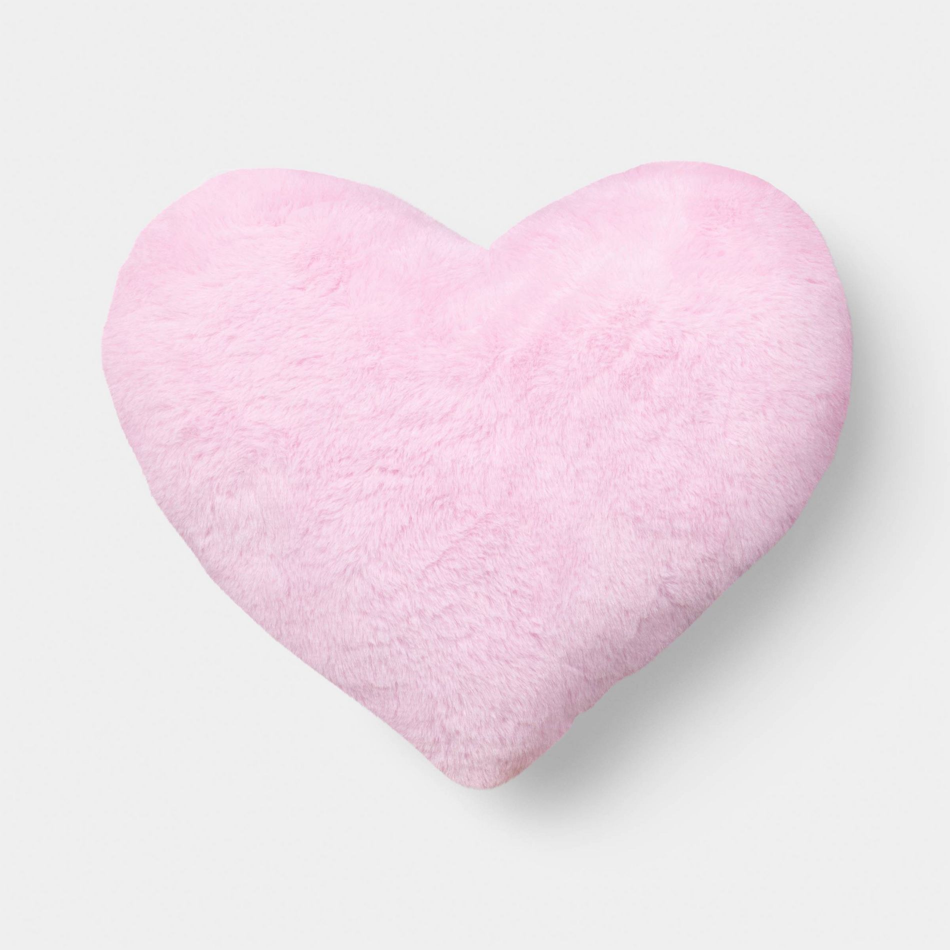 Plush Heart Pillow Pink - Room Essentials™