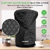 NutriChef Electric Water Boiler Quilted Cover - Compatible with Water Boiler and Coffee Brewing System (Black) - 3 of 3