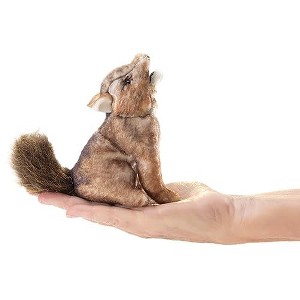 Folkmanis Puppets Mini Coyote Finger Puppet 8005 - 1 of 4