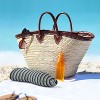 Tirrinia Wide Brim Straw Hat for Women, Stylish UV Sun Protection Beach Travel Hats, Suitable for Outdoor Activities, Garden Party, Beach, Travel - 4 of 4