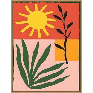 Amanti Art Bold Sol II by Walker Noble Framed Canvas Wall Art - 1 of 4