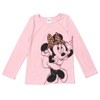 Disney Minnie Mouse Zip Up Vest Puffer T-Shirt and Leggings 3 Piece Outfit Set Infant to Big Kid - 4 of 4