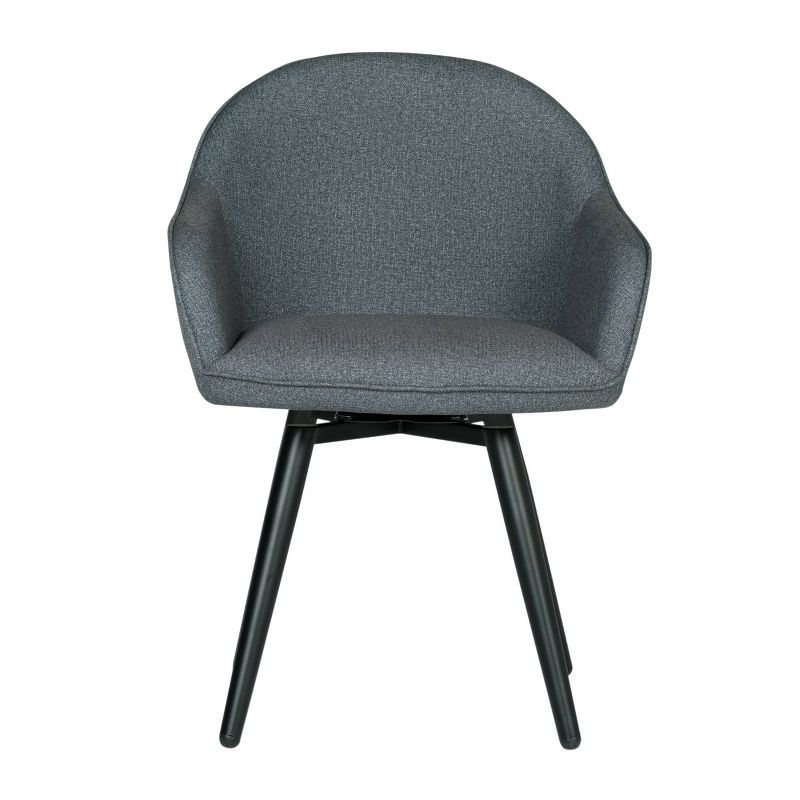 Dome Swivel Armchair Charcoal Heather - Studio Designs Home, 4 of 11