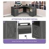 60 Inch L Shaped Desk Corner Computer Desk With File Drawer And Storage Cabinet For Home Office, Study Room - 3 of 4