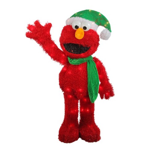 Northlight 32 Pre Lit Soft Faux Fur Sesame Street Elmo Christmas