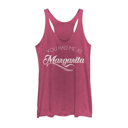 Women's CHIN UP Had Me at Margarita Racerback Tank Top - image 1 of 3