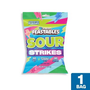 Feastables Sour Strikes Gummy Candies - Original Assortment - 7.5oz - 1 of 4