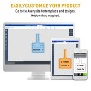 Avery Cable Labels, T-Style, 1.25" x 2",  8 Colors, 240ct (61542) - 3 of 4