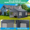 Carport, Car Canopy, Portable Garage, Easy to Assemble, Carport Canopy 10x20FT/12x20FT Heavy Duty for Car, Bike, Boat, Party - 4 of 4