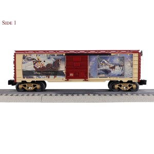 Lionel Thomas Kinkade Disney Mickey and Minnie Evening Sleigh Ride Boxcar Toy Vehicle Accessories - 1 of 2