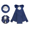 Elerevyo Women's Ribbon Rhinestone and Pearl Accessories Bow Tie - 3 of 4