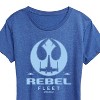 Women's - Star Wars - Rebel Fleet Flight Patch Short Sleeve Graphic T-Shirt - 2 of 4