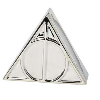 Seven20 Harry Potter Deathly Hallows Symbol Silver Storage Box | 7.5 x 6.5 Inches