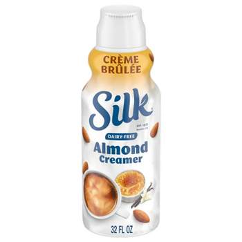 Silk Crème Brûlée Almond Creamer - 32 fl oz (1qt) Bottle
