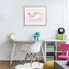 Stupell Industries White Swan with Pink Ribbon Framed Print Under Glass Art - 3 of 4