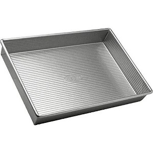USA Pan Bakeware Rectangular Cake Pan, 9 x 13 inch, Nonstick & Quick Release Coating, Aluminized Steel - 1 of 4