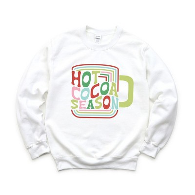 Simply Sage Market Women's Graphic Sweatshirt Retro Hot Cocoa Season