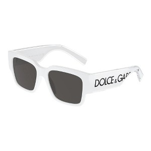 Dolce & Gabbana DX 6004 331287 Childrens Square Sunglasses White 49mm - 1 of 3